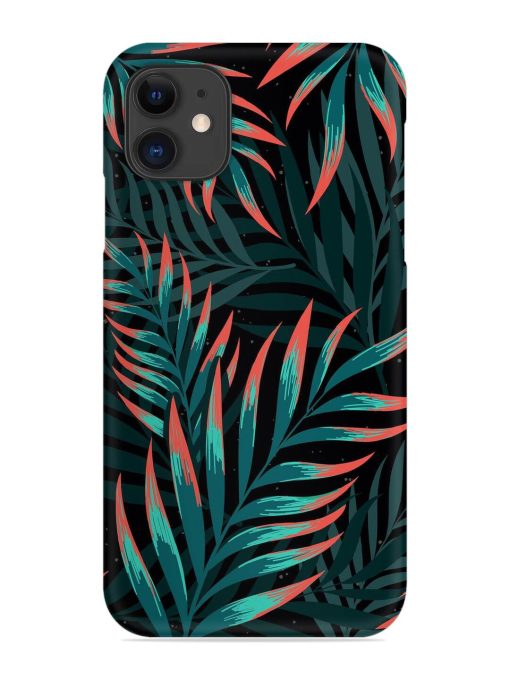 Green Leaf Art Snap Case for Apple Iphone 12 Mini