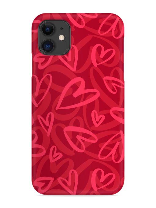 Seamless Romantic Pattern Snap Case for Apple Iphone 12 Mini