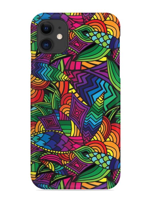 Abstract Multicolor Seamless Snap Case for Apple Iphone 12 Mini Zapvi