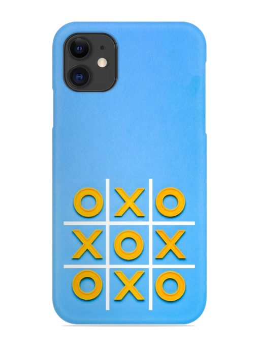 Yellow Plastic Crosses Snap Case for Apple Iphone 12 Mini