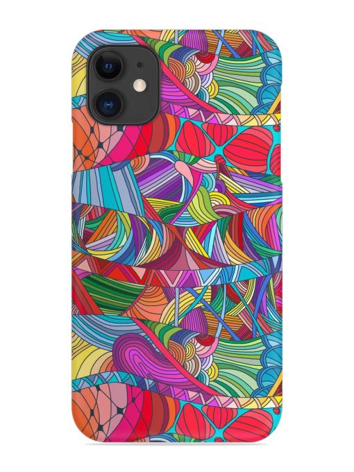 Seamless Patterns Hand Drawn Snap Case for Apple Iphone 12 Mini