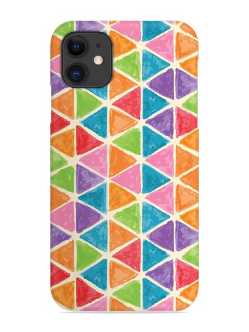 Seamless Colorful Isometric Snap Case for Apple Iphone 12 Mini Zapvi