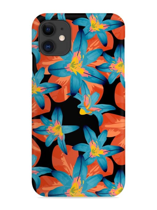 Philippine Flowers Seamless Snap Case for Apple Iphone 12 Mini