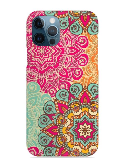 Mandala Seamless Snap Case for Apple Iphone 12 Pro Zapvi