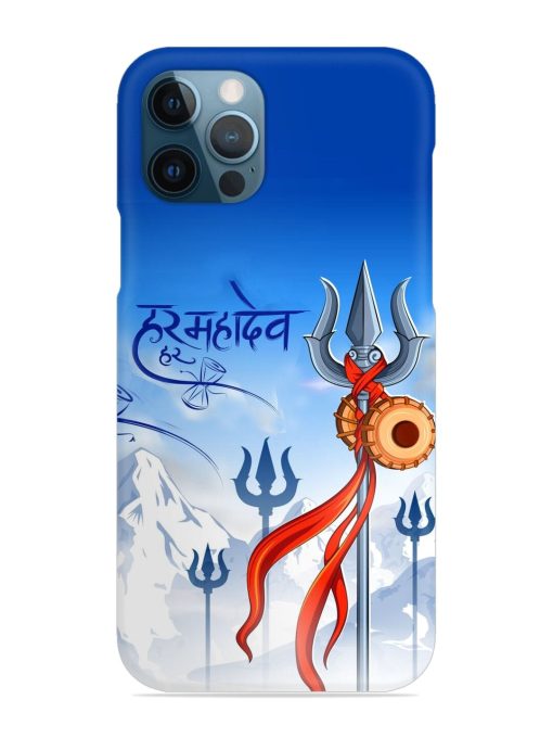 Har Har Mahadev Trishul Snap Case for Apple Iphone 12 Pro Zapvi