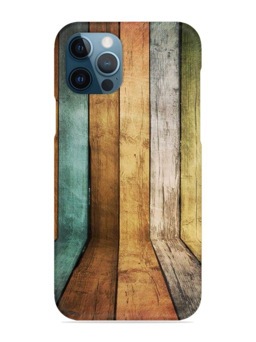 Wooden Realistic Art Snap Case for Apple Iphone 12 Pro Zapvi