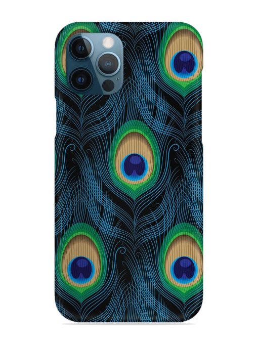 Seamless Pattern Peacock Snap Case for Apple Iphone 12 Pro