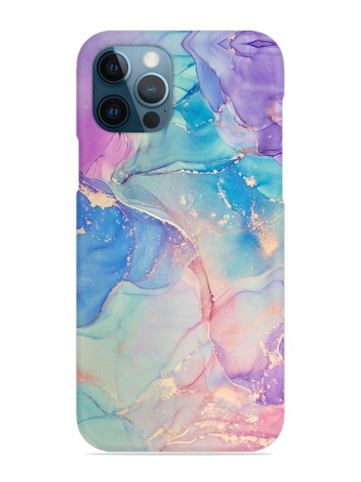 Alcohol Ink Colors Snap Case for Apple Iphone 12 Pro