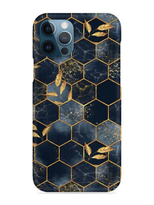 Marble Hexagon Seamless Snap Case for Apple Iphone 12 Pro Zapvi