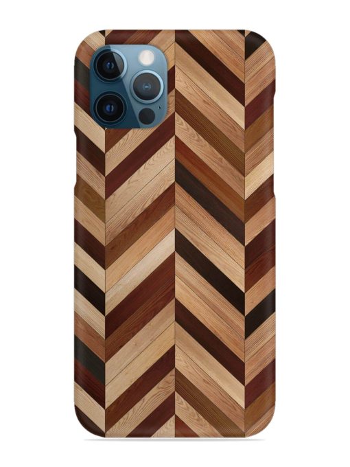 Seamless Wood Parquet Snap Case for Apple Iphone 12 Pro Zapvi