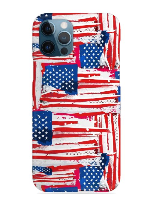 Usa Flag Seamless Snap Case for Apple Iphone 12 Pro