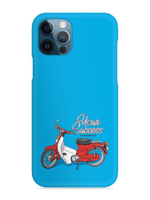 Motorcycles Image Vector Snap Case for Apple Iphone 12 Pro Zapvi