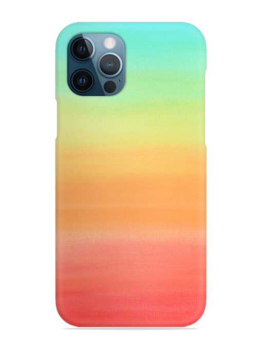 Background Sky Watercolor Snap Case for Apple Iphone 12 Pro Zapvi