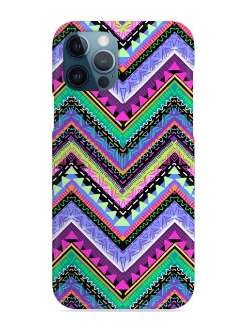 Tribal Aztec Print Snap Case for Apple Iphone 12 Pro Zapvi