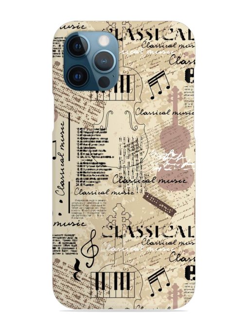 Classical Music Lpattern Snap Case for Apple Iphone 12 Pro