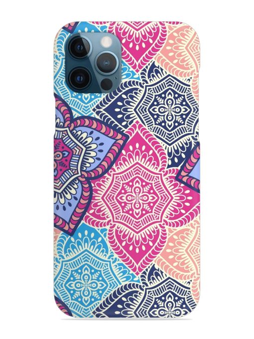 Ethnic Floral Seamless Snap Case for Apple Iphone 12 Pro