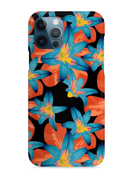 Philippine Flowers Seamless Snap Case for Apple Iphone 12 Pro Zapvi