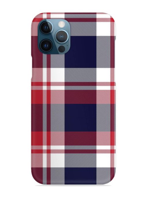 Classic Plaid Tartan Snap Case for Apple Iphone 12 Pro Zapvi