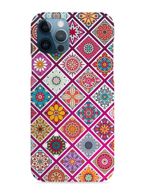 Seamless Tile Pattern Snap Case for Apple Iphone 12 Pro