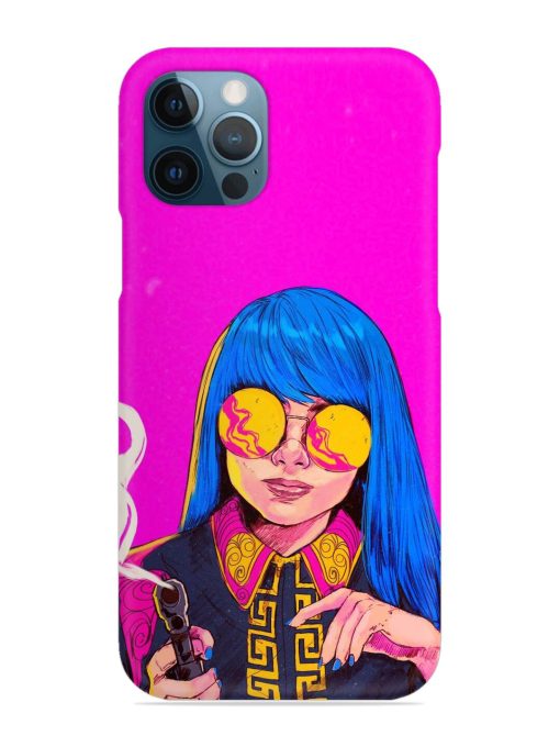 Aesthetic Anime Girl Snap Case for Apple Iphone 12 Pro