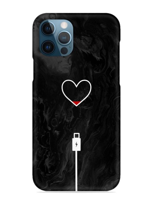 Heart Charging Vector Snap Case for Apple Iphone 12 Pro