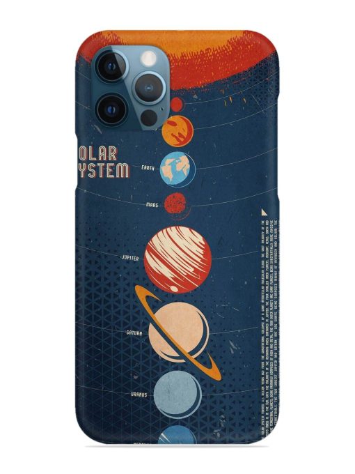 Solar System Vector Snap Case for Apple Iphone 12 Pro