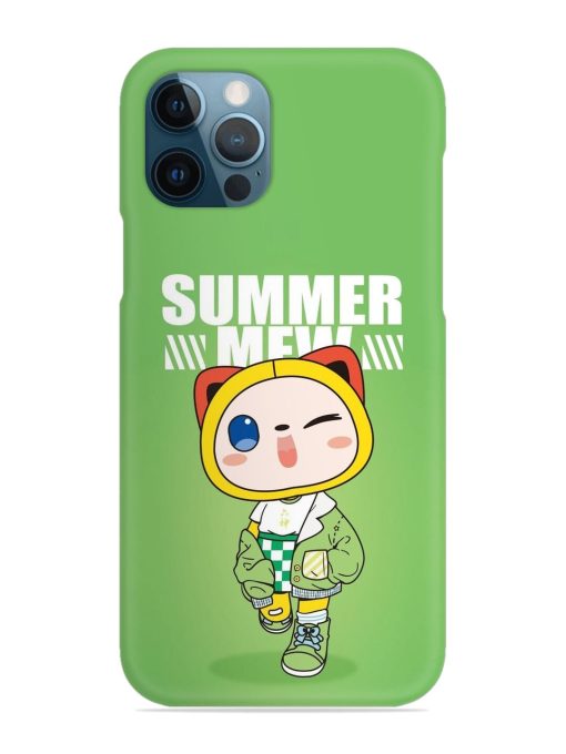 Summer Mew Snap Case for Apple Iphone 12 Pro Zapvi