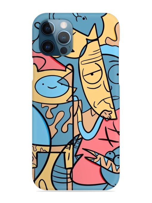 Silly Face Doodle Snap Case for Apple Iphone 12 Pro