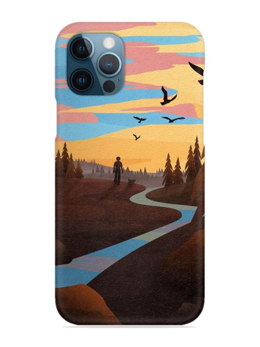 Natural Landscape Art Snap Case for Apple Iphone 12 Pro Zapvi