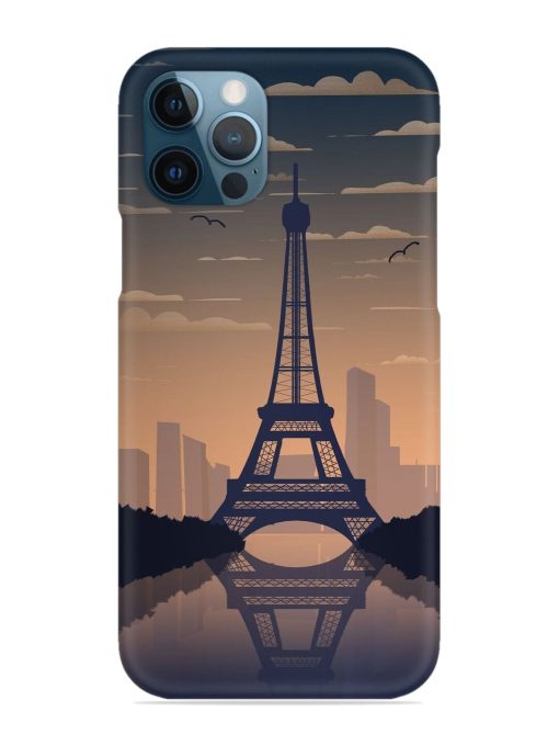 France Paris Eiffel Tower Gradient Snap Case for Apple Iphone 12 Pro Max