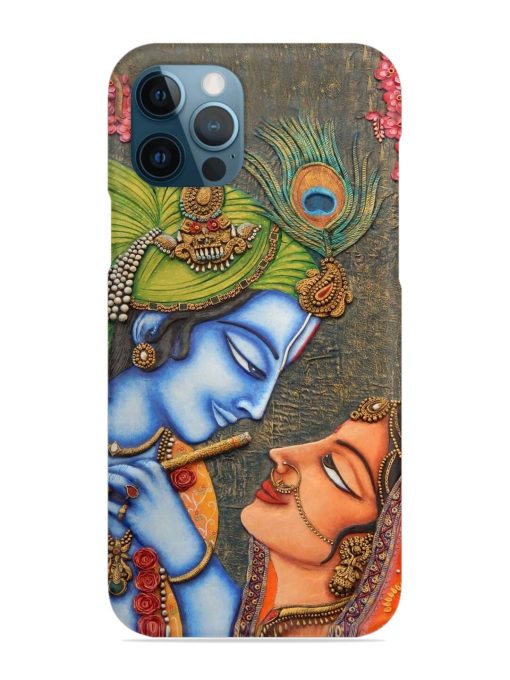 Lord Radha Krishna Flute Art Snap Case for Apple Iphone 12 Pro Max Zapvi