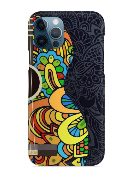 Guitar Vector Art Snap Case for Apple Iphone 12 Pro Max