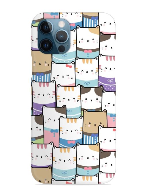 Cute Adorable Cat Snap Case for Apple Iphone 12 Pro Max