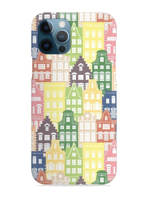 Seamless Shapes Pattern Snap Case for Apple Iphone 12 Pro Max Zapvi