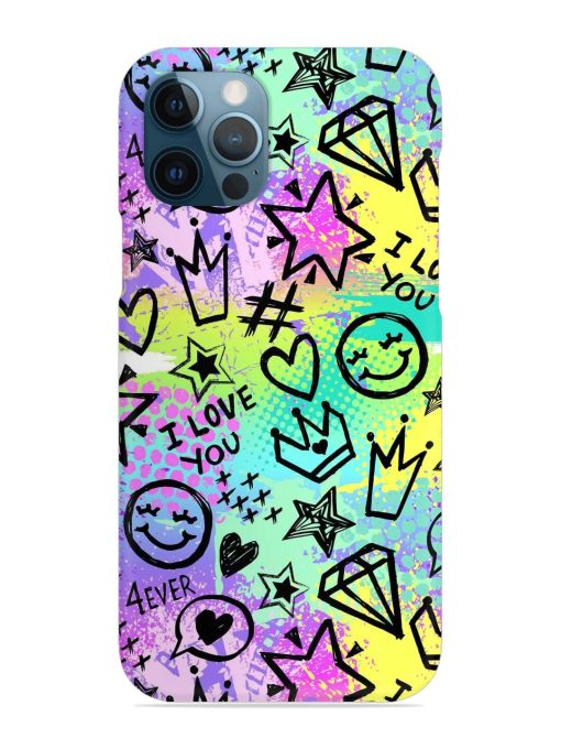 Bright Seamless Pattern Snap Case for Apple Iphone 12 Pro Max