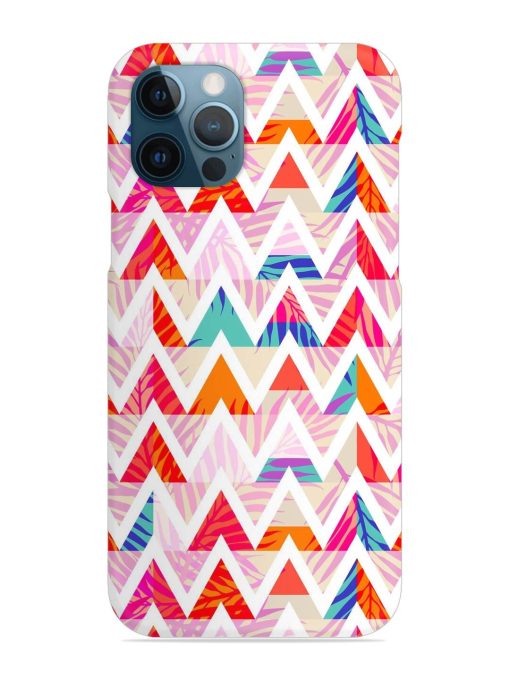 Abstract Triangle Background Snap Case for Apple Iphone 12 Pro Max Zapvi