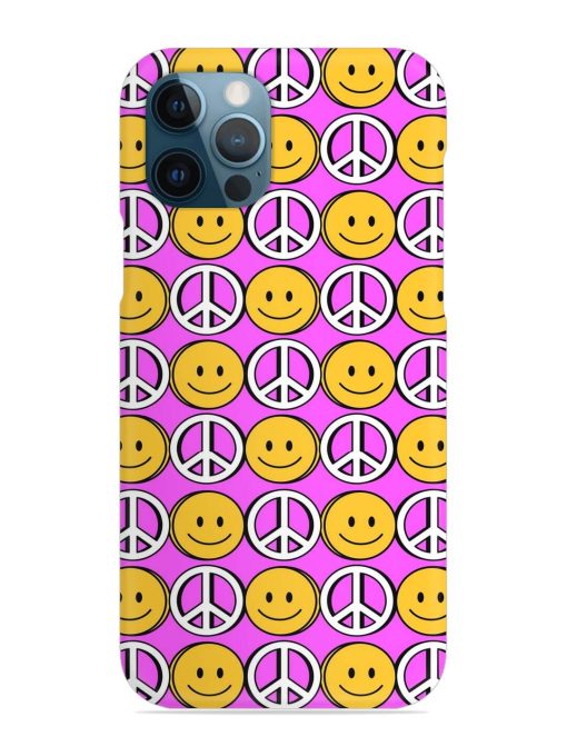 Smiley Face Peace Snap Case for Apple Iphone 12 Pro Max