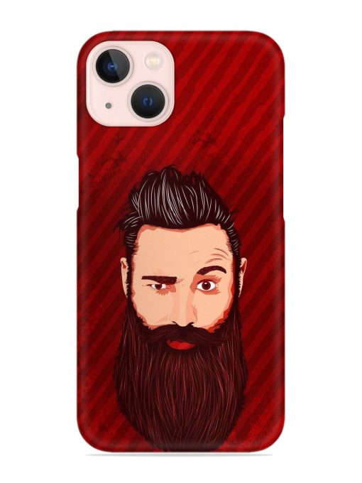 Beardo Man Snap Case for Apple Iphone 13 Zapvi