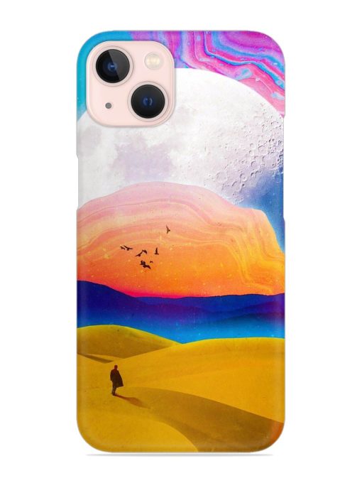 Sandy Desert Snap Case for Apple Iphone 13 Zapvi