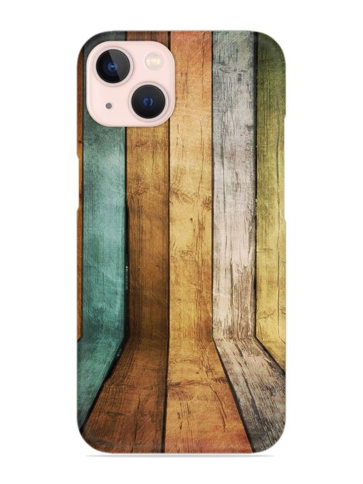 Wooden Realistic Art Snap Case for Apple Iphone 13 Zapvi