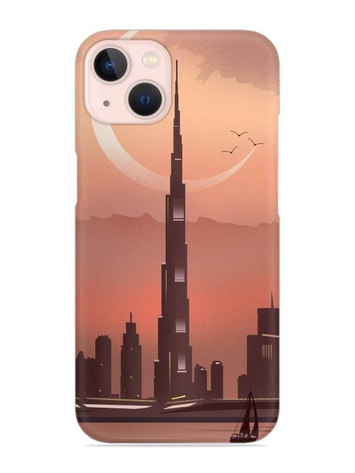 Landmark Burj Khalifa Snap Case for Apple Iphone 13 Zapvi