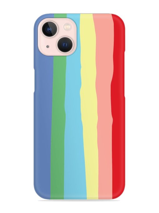 Rainbow Premium Shade Snap Case for Apple Iphone 13 Zapvi