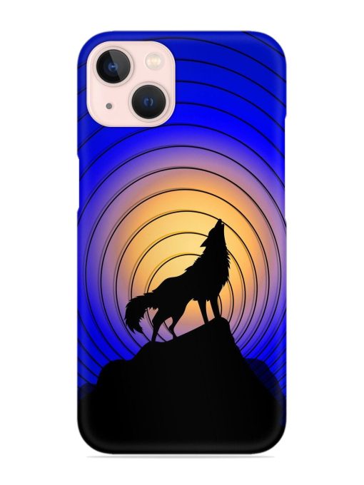 Fox Roaring Design Snap Case for Apple Iphone 13