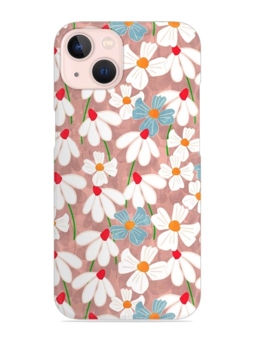 Abstract Petal Flowers Snap Case for Apple Iphone 13 Zapvi