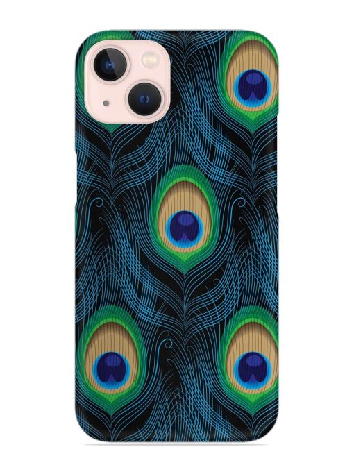 Seamless Pattern Peacock Snap Case for Apple Iphone 13