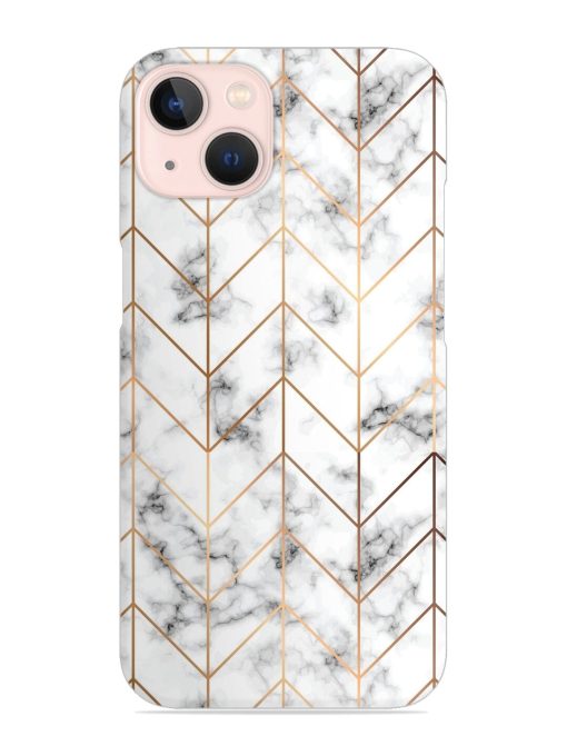 Vector Marble Texture Snap Case for Apple Iphone 13 Zapvi