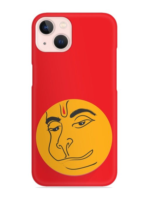 Lord Hanuman Vector Snap Case for Apple Iphone 13 Zapvi