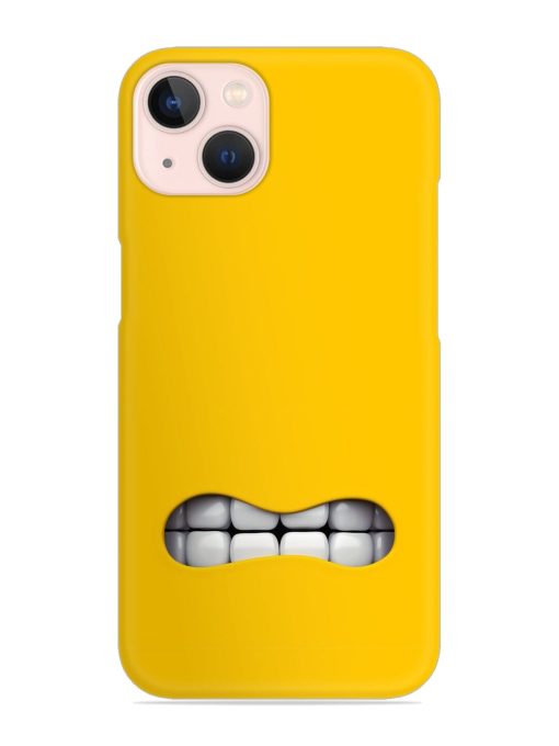 Mouth Character On Snap Case for Apple Iphone 13 Zapvi