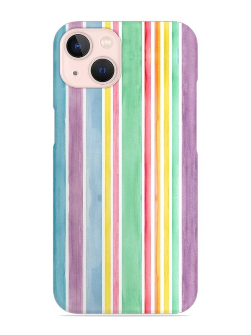 Hand Drawn Watercolor Snap Case for Apple Iphone 13 Zapvi