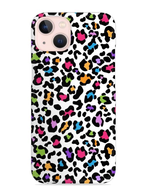 Seamless Leopard Pattern Snap Case for Apple Iphone 13